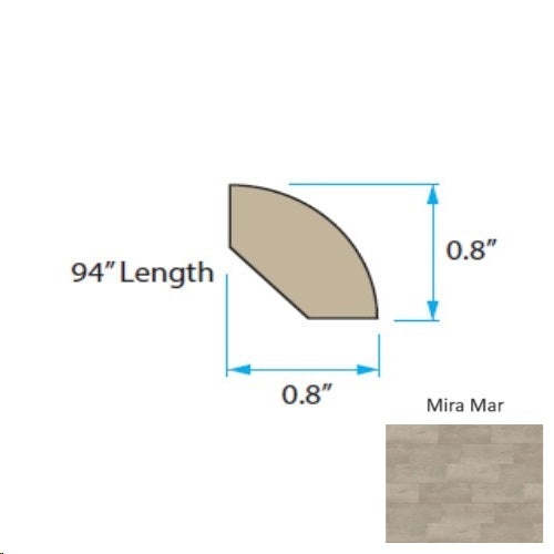 Sawatch Mira Mar Luxury Vinyl Quarter Round Trim