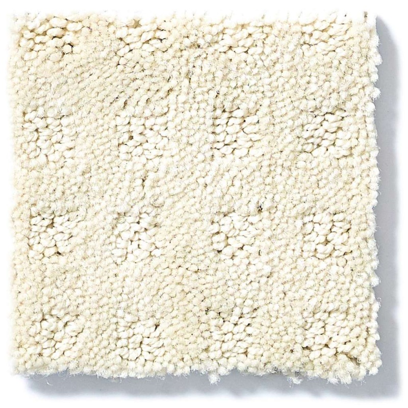 Foundations Alluring Disposition Ivory Paper Nylon Carpet - Pattern