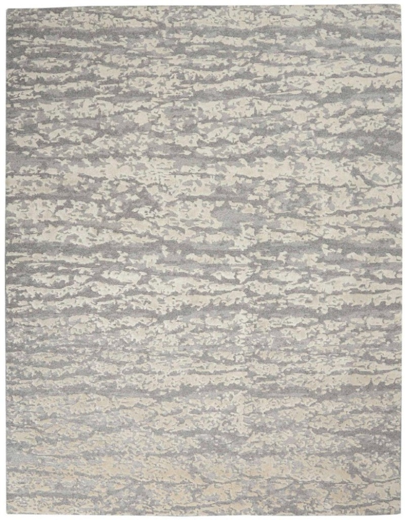 Divine Sand Storm Wool Blend Modern Area Rug, 6 Ft X 8 Ft