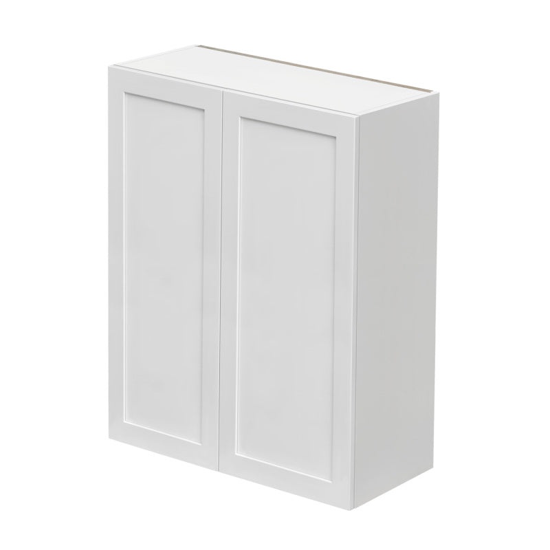 Mallorca White Shaker Wood Kitchen Wall Cabinet - 33" X 12" X 42" (Assembly Required) - White