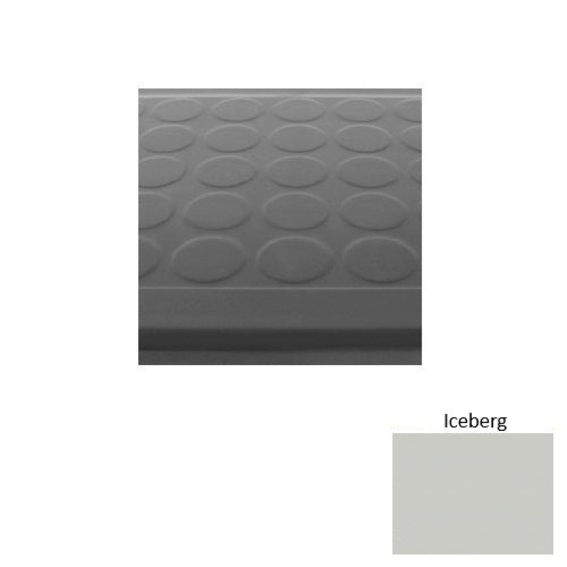 Roppe Textured Rubber Stair Tread with Kevlar