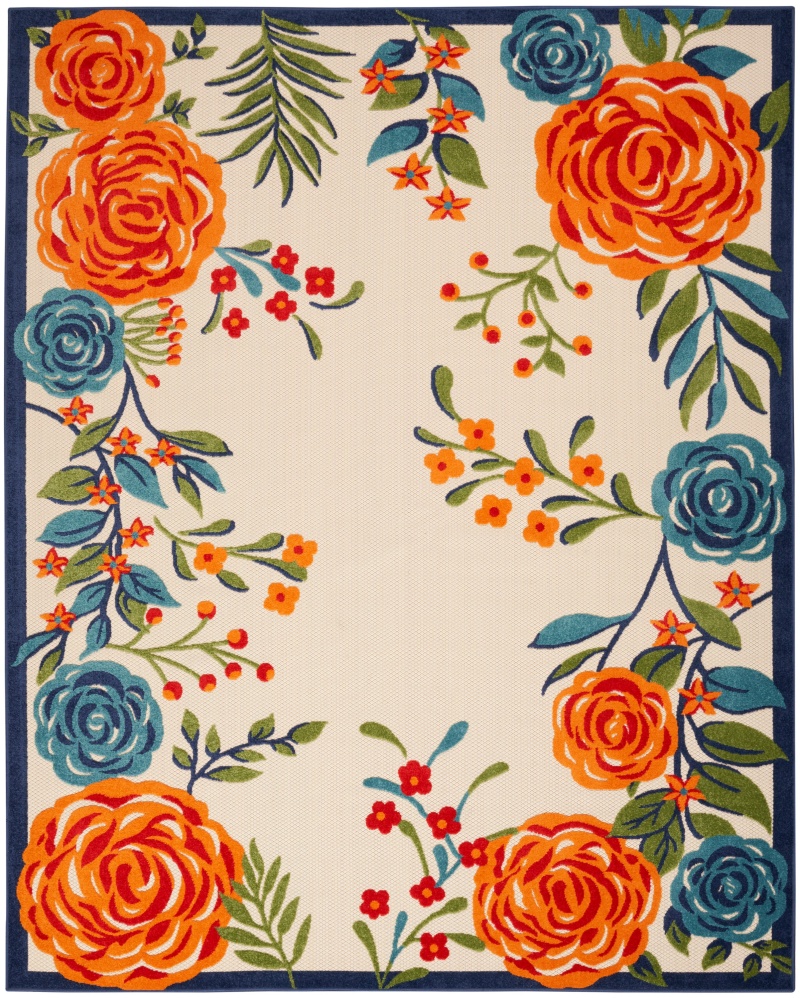 Aloha Alh32 Multicolor Polypropylene Area Rug