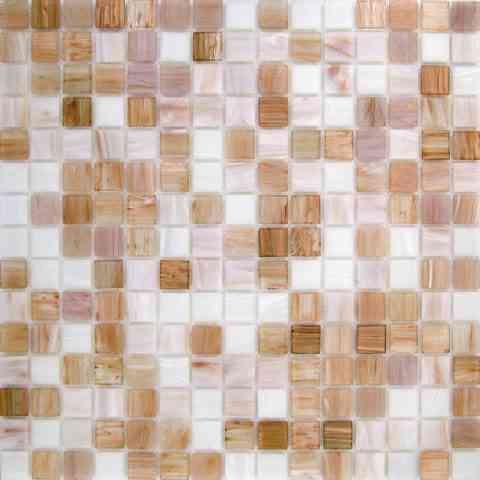 Mixes Frappe Glass Mosaic - 0.8" X 0.8" - Glossy