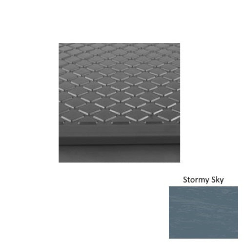 Marbleized 31 Stormy Sky Diamond Rubber Stair Tread