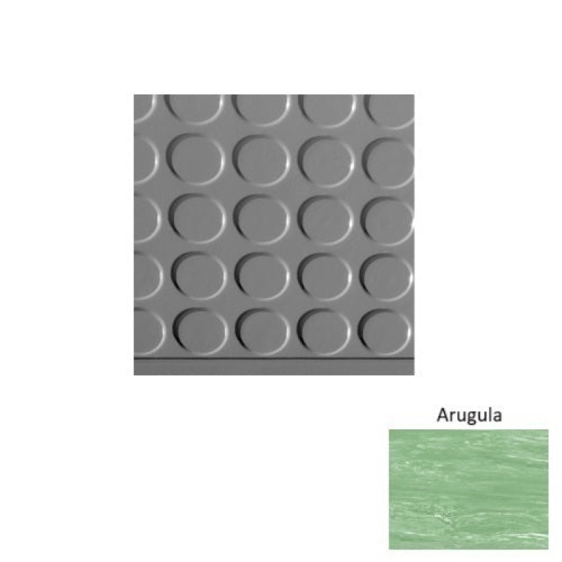 Marbleized 97 Arugula Vantage Raised Circular 15 Inch Depth Rubber (Sq) Stair Tread - Textured