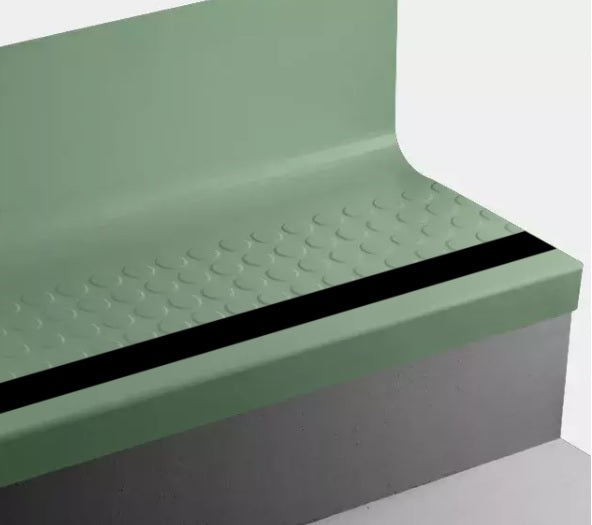 Johnsonite Grinch Raised Round Rubber Stair Tread Trim