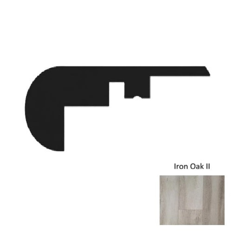 1000 Series Light Cloud II Embossed Overlap Stair Nose