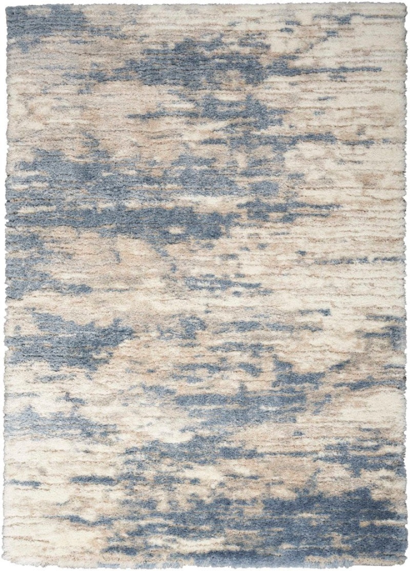 Nourison Dreamy Shag Light Blue Grey Area Rug