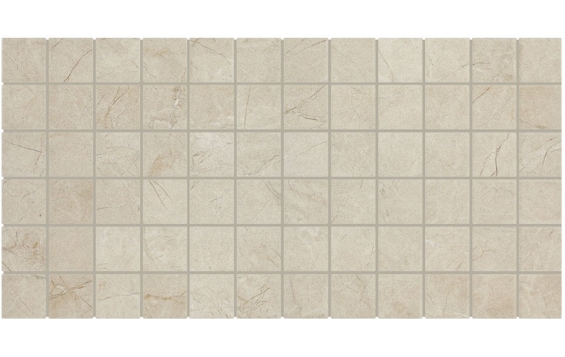 Daltile Core Fundamentals Platinum Almond Straight Joint 2" x 2" Matte Ceramic Mosaic
