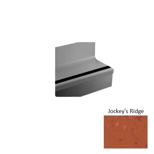 Raised Round Rubber Stair Tread with Riser