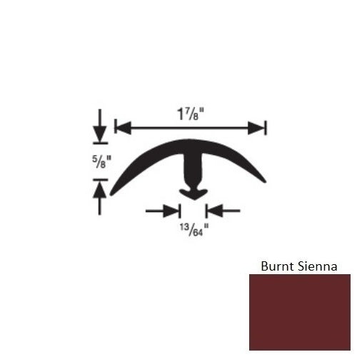 Flextones Burnt Sienna Vinyl Snap Down Super Edge