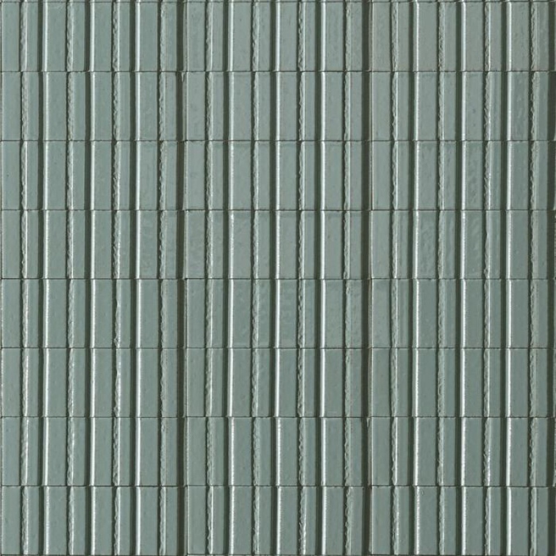 Glace Raye 3D Turchese Porcelain Tile - Glossy - 3" X 8"