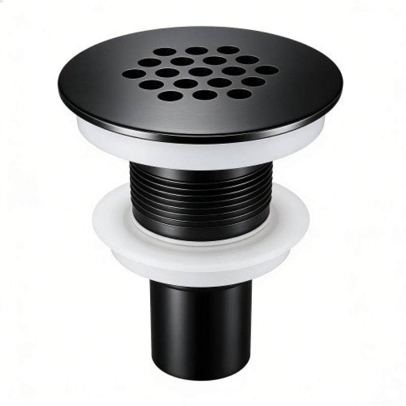 Bathroom Sink Grid Drain - Black - 3"