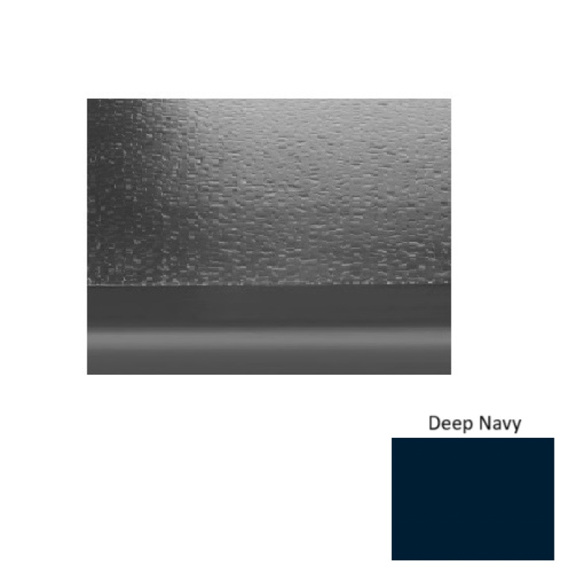 Solid 99 Deep Navy Hammered Stair Tread with 2" Nose Rubber