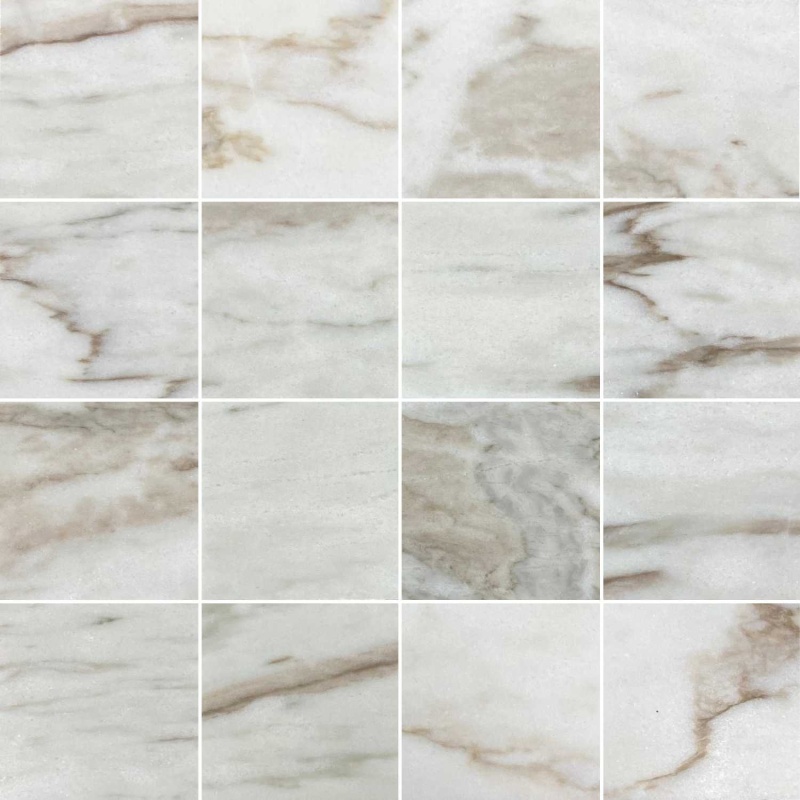 Misty Bay Marble Tile - Honed - 12" x 24"