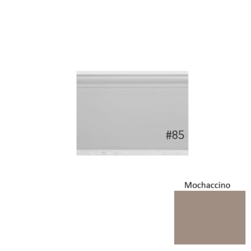 Pinnacle Plus #85 Fashion Mochaccino Rubber Coil Wall Base - 4 1/4" X 60 Ft