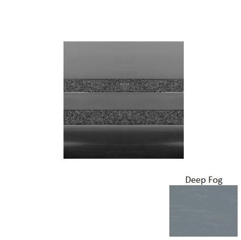 Marbleized Deep Fog Rubber Stair Tread
