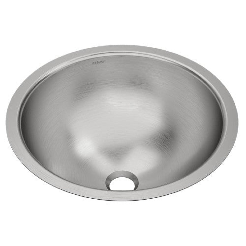 Eluh16lv Asana Stainless Steel Undermount Single Bowl Bathroom Sink - 18 3/8" X 18 3/8" X 8" - Stainless Steel