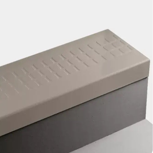 Johnsonite Beige Raised Square Rubber Stair Tread