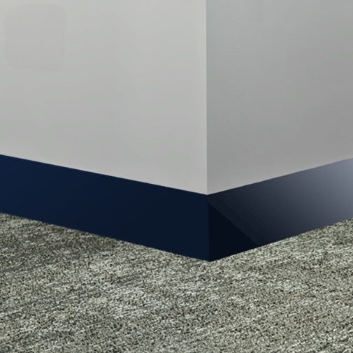 Johnsonite Blue Intensity Rubber Millwork Contoured Wall Base - 2 1/2" X 96" X 1/4" Monument - Millwork Contoured Wall Base