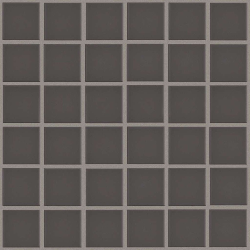 Grandeur Carbon Porcelain Mosaic - 2" x 2" Matte