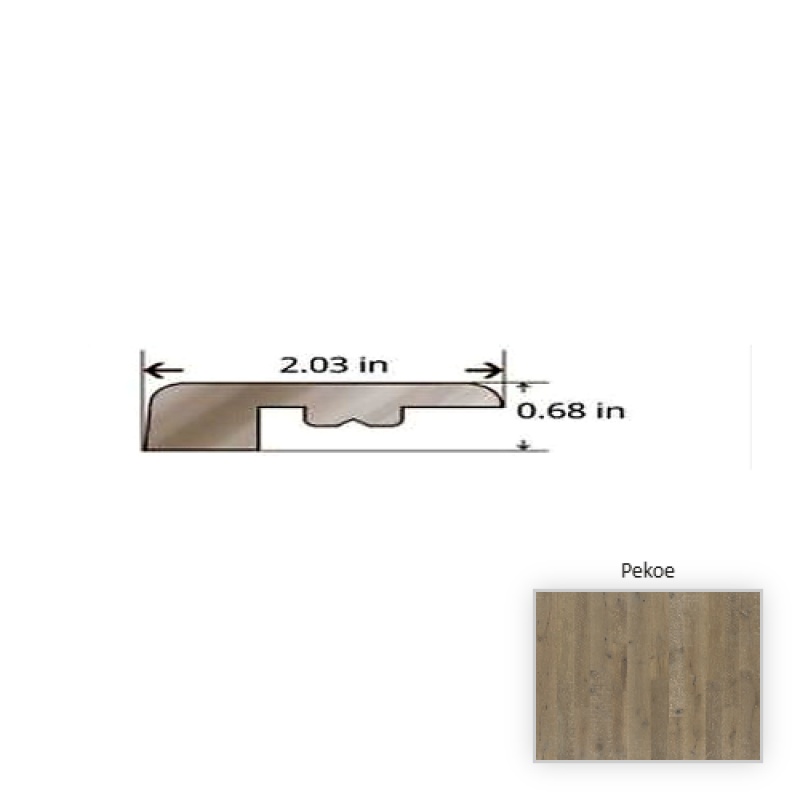 Organic 567 Oak Pekoe Hardwood Moulding / Trim - 84.25" Threshold - Nu Oil