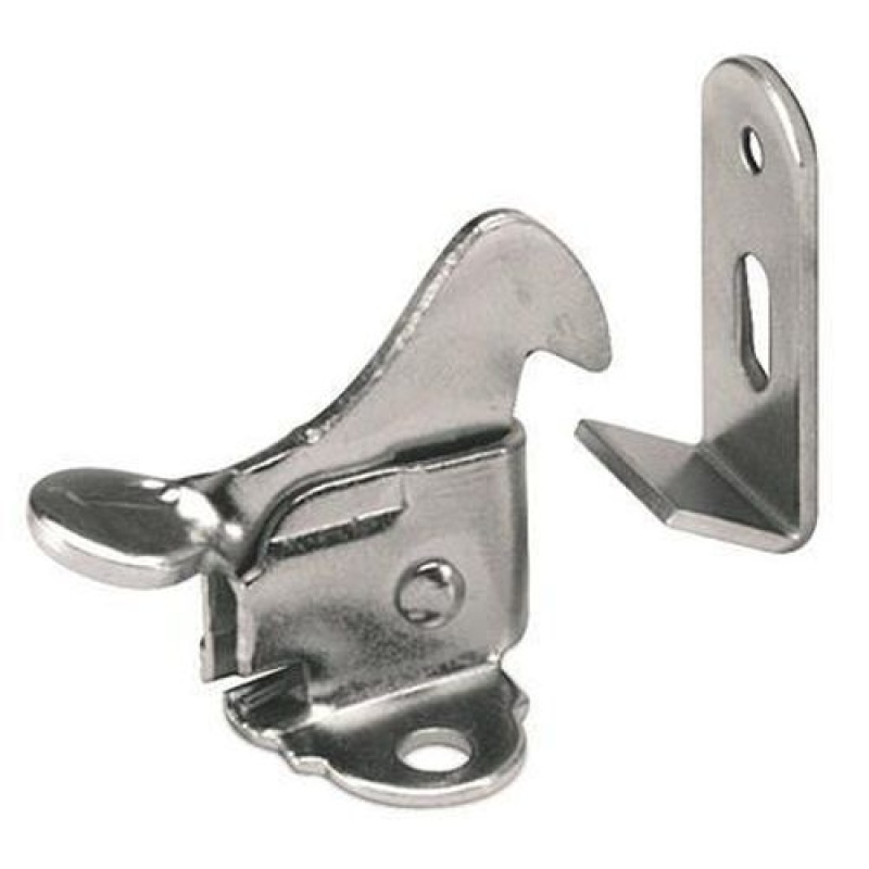 Steel Flex Elbow Cabinet Catch - Zinc - 1 1/8" (29 Mm) Length