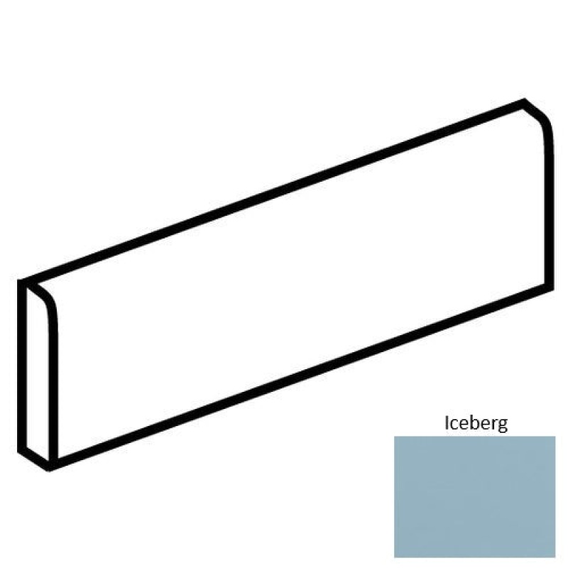 Color Complements Iceberg Ceramic Floor & Wall Trim