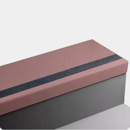 Johnsonite Sailor Red Rice Paper Rubber Stair Tread