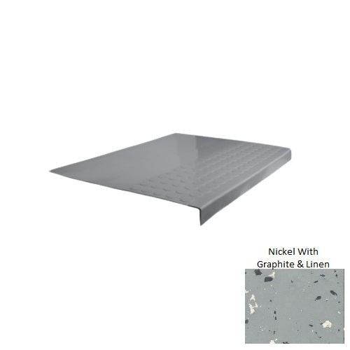 Spextones Nickel With Graphite & Linen Stair Tread