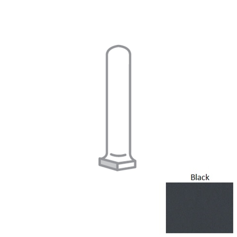 Council Black Porcelain Floor & Wall Trim