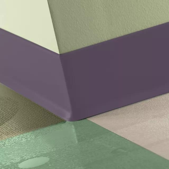 Johnsonite Shoreline Purple Rubber Moulding / Trim Inside Corner
