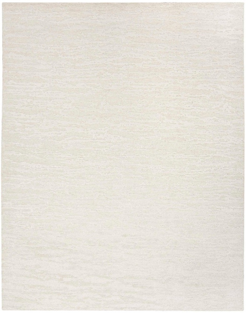 Divine Ivory Wool Blend Modern Area Rug