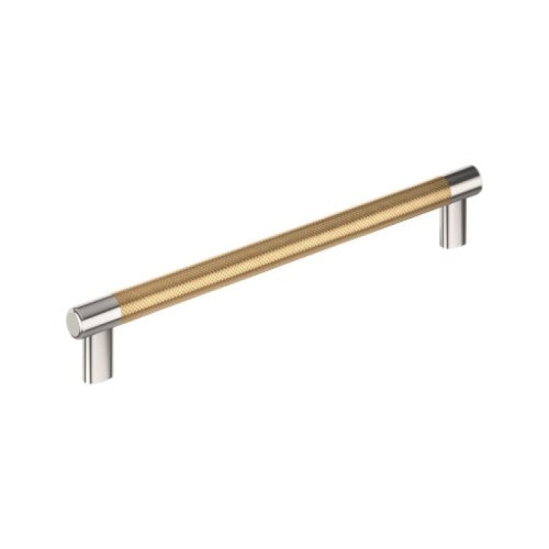 Esquire Zinc & Stainless Steel Appliance Pull - Polished Nickel / Champagne Bronze