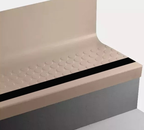Johnsonite Sisal Raised Round Rubber Moulding Trim