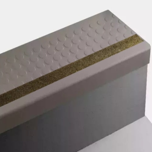 Johnsonite Grounded Raised Round Rubber Stair Tread