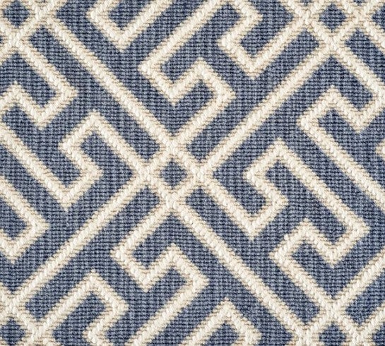 Crossroads Pivot Denim Wool Blend Carpet - Loop