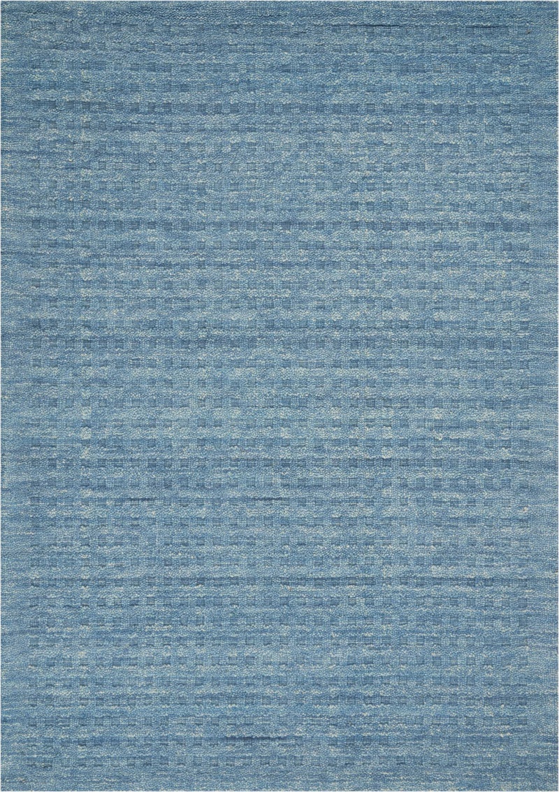 Marana Denim Wool Contemporary Area Rug, 8 ft x 11 ft