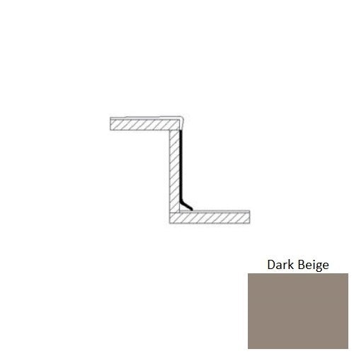 Dark Beige Vinyl Risers 7" x 50 Ft