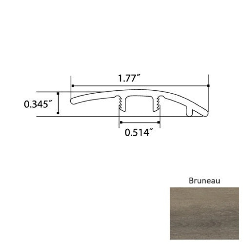Jasper Bruneau Luxury Vinyl Reducer Trim
