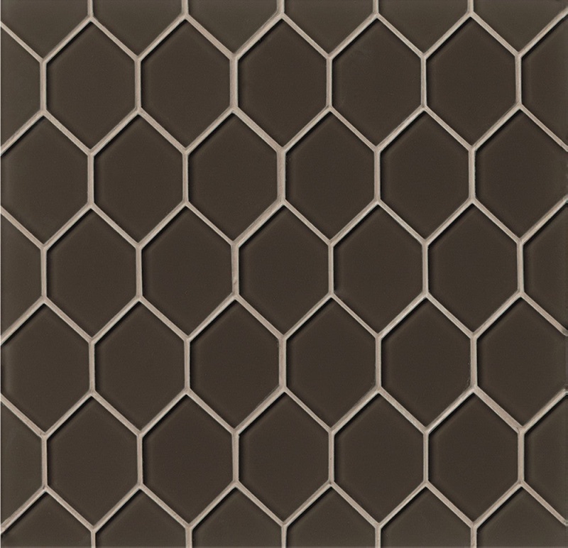 Mallorca Glass Cliff Arta Glass Mosaic - Hexagon - Glossy