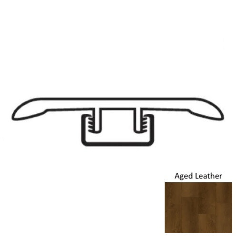 Natural Beauty Summit 10 Vail Valley Aged Leather Luxury Vinyl Moulding / Trim - 2" X 94" T Molding - Urethane