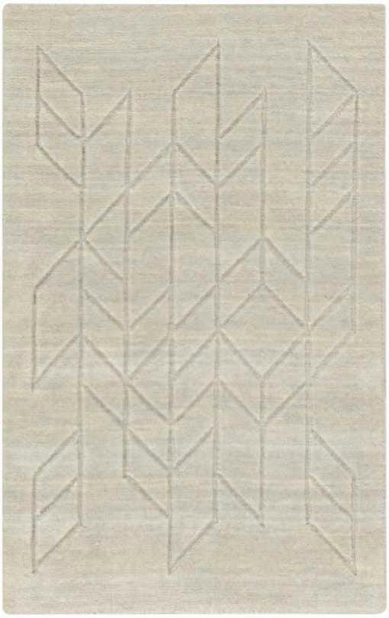 Alessia Sage Wool Contemporary Area Rug 8 Ft X 10 Ft