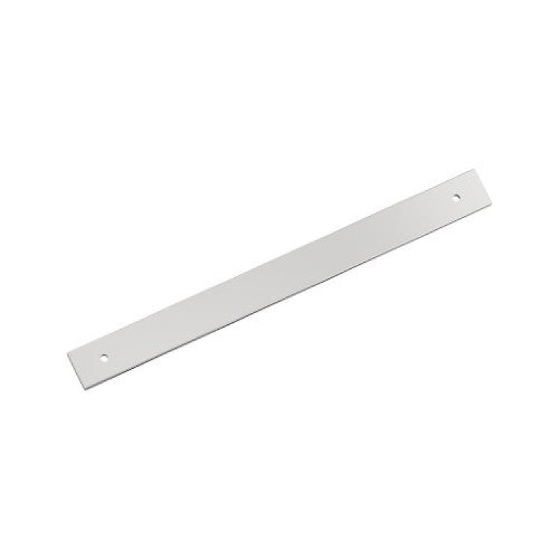 Ladera Zinc Pull Cabinet Backplate - Polished Chrome