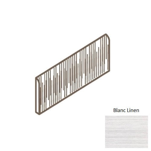 Fabrique Blanc Linen Porcelain Bullnose Trim