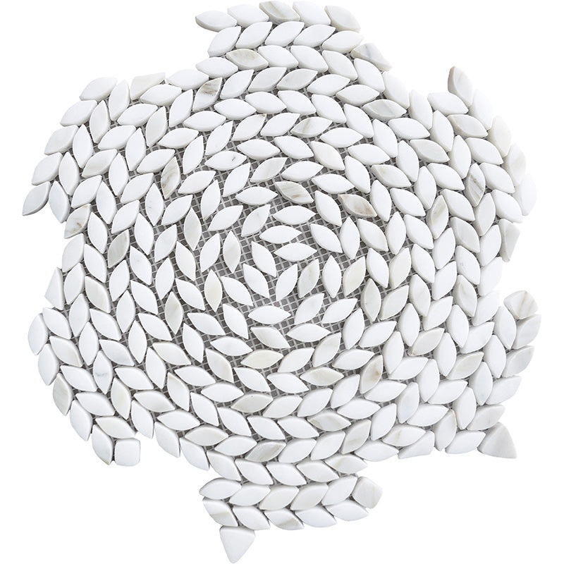 Micronesia Peidi Natural Stone Mosaic - Leaf - Glossy