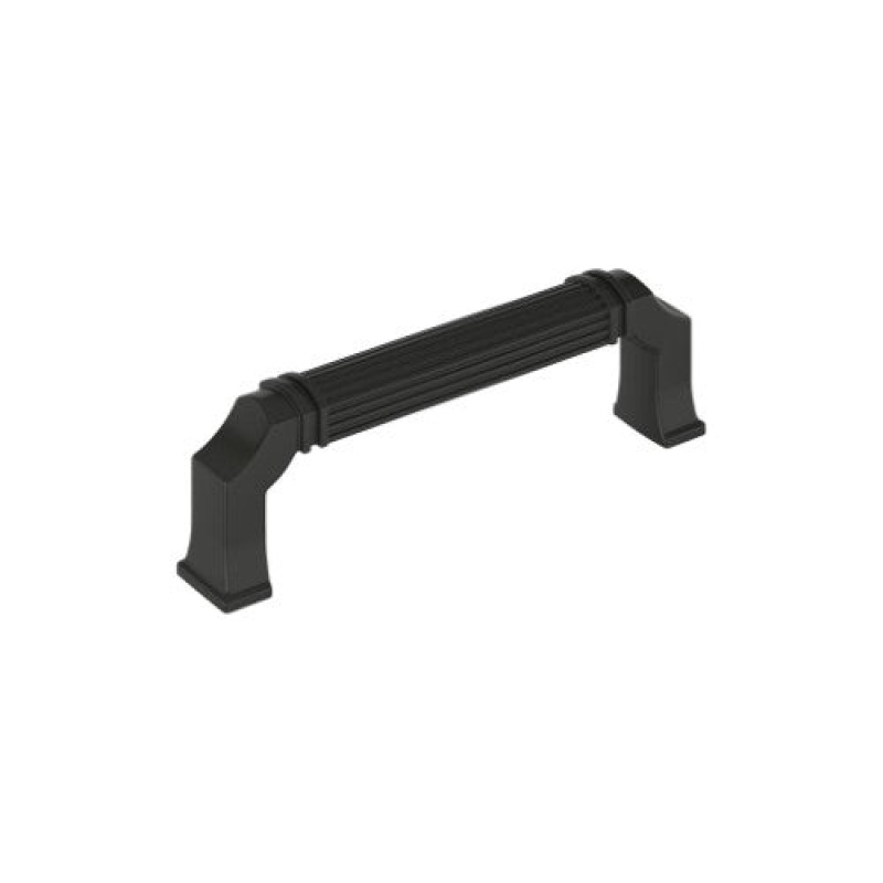 Townsend Zinc Bar Cabinet Pull - Matte Black