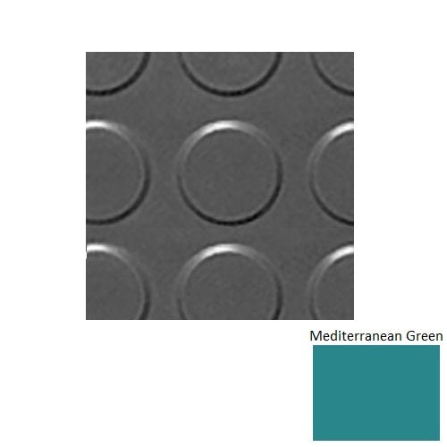 Flextones Mediterranean Green Radial High Profile Rubber Tile