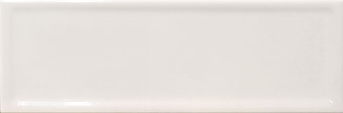 Titan White Edge Ceramic Tile - Glossy - 4" X 12"
