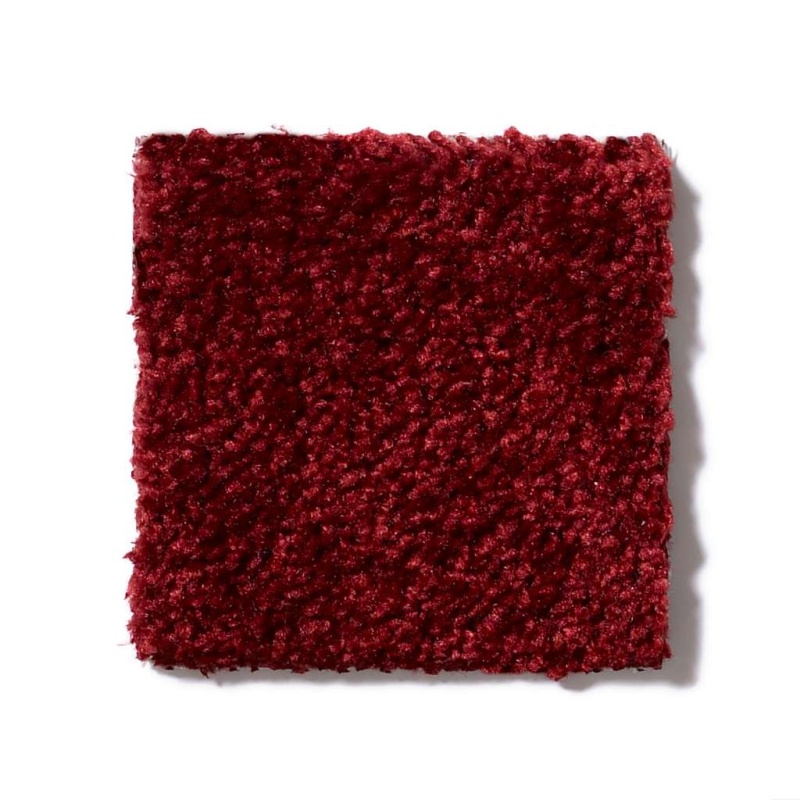 All Star Weekend Ii 12' Red Wine Polyester Carpet - Textured